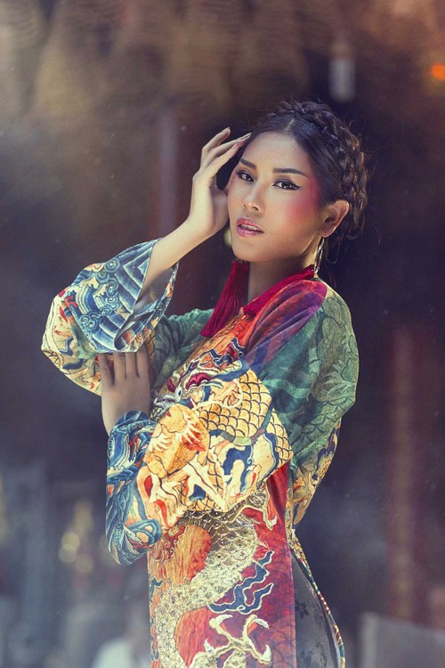 Nguyễn Thị Loan hoá Nam Phương hoàng hậu trong bộ ảnh đón Xuân ảnh 8