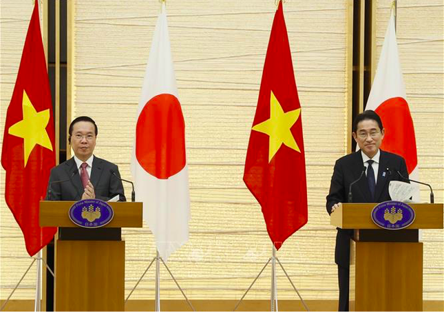 Toàn văn Tuyên bố chung về việc nâng cấp quan hệ Việt Nam - Nhật Bản ảnh 1