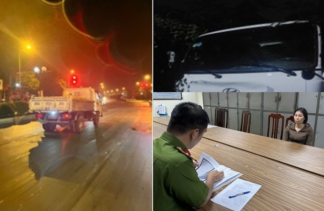 Nữ tài xế xe tải đi vào đường cấm, tông cặp vợ chồng đi xe máy thương vong ảnh 1