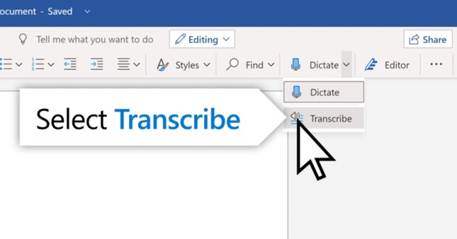 Microsoft giúp chuyển file âm thanh thành văn bản Word ảnh 1