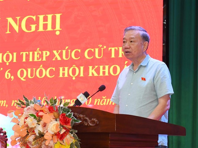Nhiều câu hỏi của cử tri huyện Văn Lâm, tỉnh Hưng Yên được Đại tướng Tô Lâm giải đáp cụ thể ảnh 4