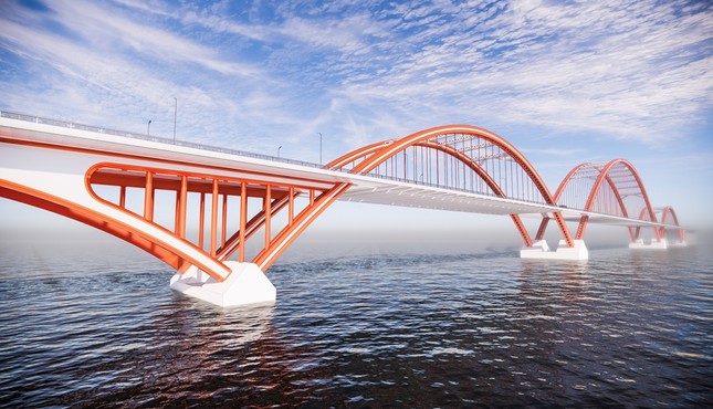 Hà Nội thi tuyển kiến trúc cây cầu gần 8.300 tỷ đồng bắc qua sông Hồng ảnh 1