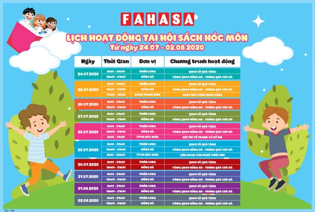Fahasa mang sách về với các em thiếu nhi ngoại thành huyện Hóc Môn ảnh 2