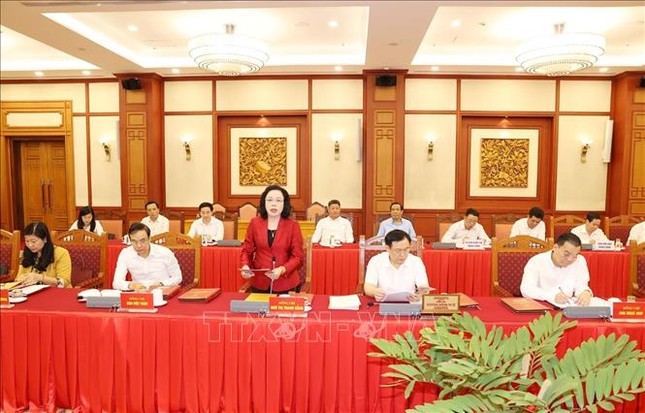 Tổng Bí thư, Chủ tịch nước chủ trì buổi làm việc với Ban Thường vụ Thành ủy Hà Nội ảnh 2