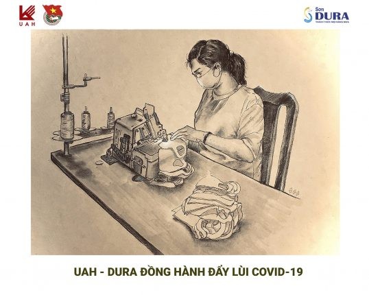 Sinh viên Đại học Kiến trúc TP.Hồ Chí Minh chung tay đẩy lùi dịch COVID-19 ảnh 4
