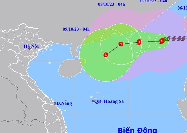 Thông tin mới nhất về cơn bão số 4 ảnh 1
