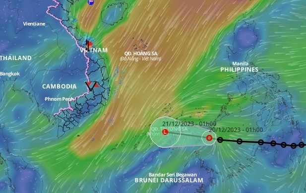 Áp thấp nhiệt đới vào Biển Đông, Nam Bộ sắp đón mưa to ảnh 1
