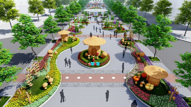 Phối cảnh đẹp tuyệt vời của Đương hoa Nguyễn Huệ tết Canh Tý ảnh 6