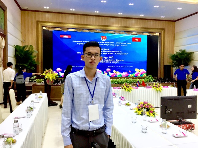 Phó Chủ tịch Hội Sinh viên Campuchia tại Việt Nam đang học tại Đại học Xây dựng ảnh 8