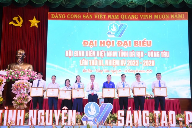 Anh Thôi Đại Việt tái đắc cử Chủ tịch Hội Sinh viên Việt Nam tỉnh Bà Rịa-Vũng Tàu ảnh 5