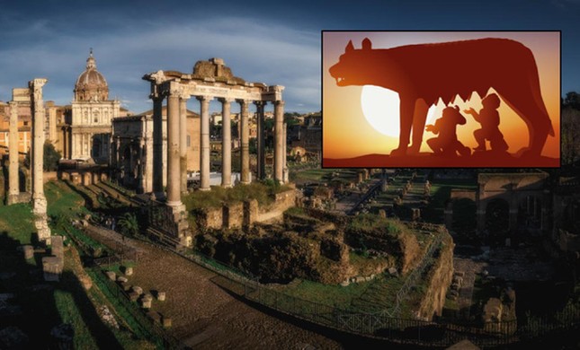 Thành phố Rome được xây dựng dưới thời hoàng đế nào?