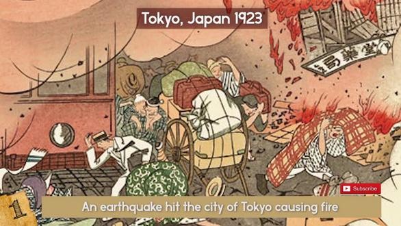 Trận đại hỏa hoạn ở thành phố Tokyo (Nhật) năm 1923 khiến 142.000 chết có nguyên nhân từ đâu?
