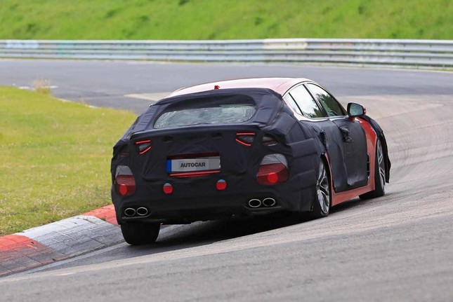 Kia Stinger thế hệ mới bắt đầu chạy thử nghiệm tại Nürburgring ảnh 2
