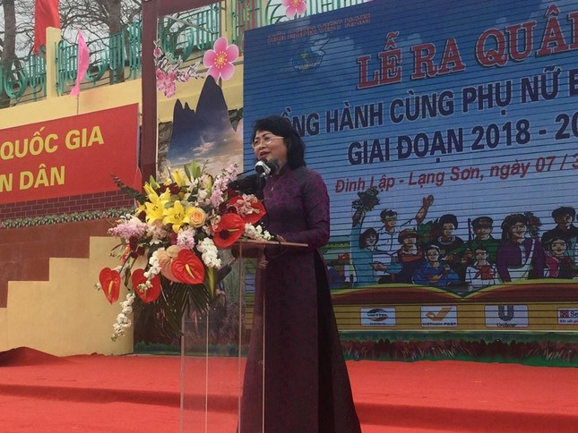 Lạng Sơn: Lễ ra quân 'Đồng hành cùng phụ nữ biên cương' ảnh 1