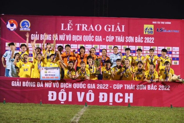 Giải bóng đá nữ VĐQG - Cúp Thái Sơn Bắc 2023 tăng mức thưởng lên 1,13 tỷ đồng ảnh 1
