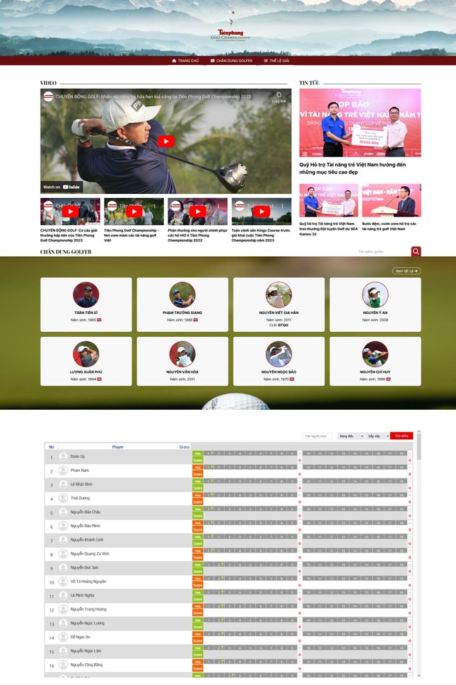 Theo dõi trực tiếp Tiền Phong Golf Championship trên golf.tienphong.vn ảnh 1