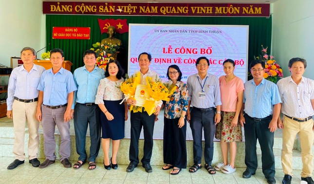 Bổ nhiệm Phó Giám đốc Sở Giáo dục và Đào tạo tỉnh Bình Thuận ảnh 3