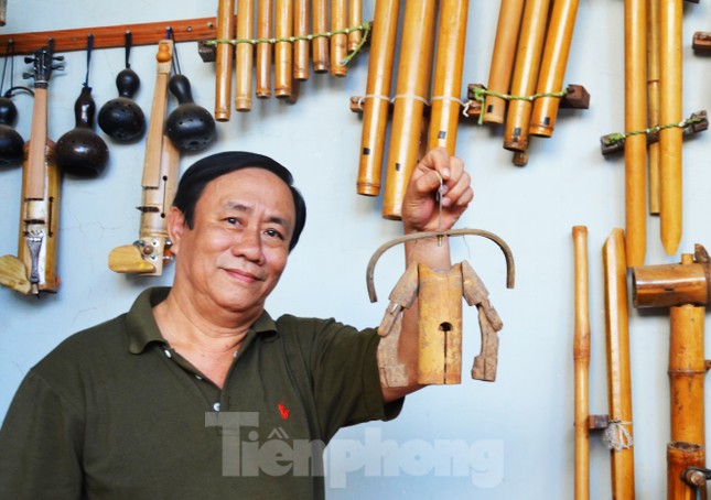 Độc lạ Violin tre và đàn Mõ bò ảnh 2