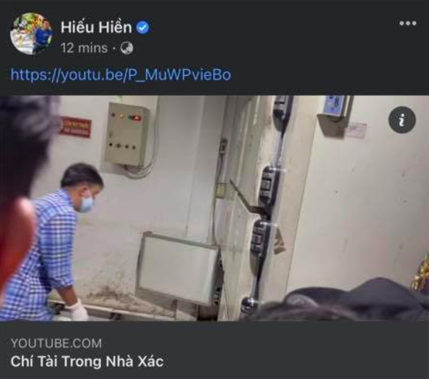 Hiếu Hiền xin lỗi khán giả vì đăng clip phản cảm về thi thể nghệ sĩ Chí Tài ảnh 1