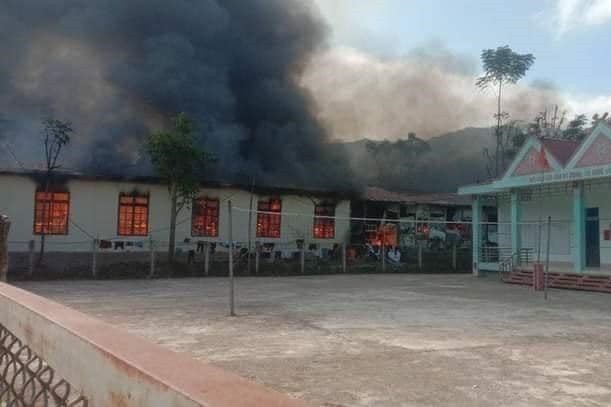 Sơn La: Nam sinh lớp 9 tử vong trong đám cháy trường bán trú ảnh 1