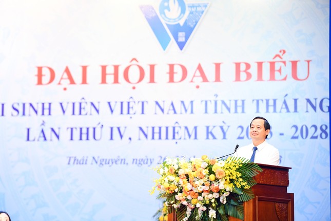  Đại hội Đại biểu Hội Sinh viên Việt Nam tỉnh Thái Nguyên: Phát huy 'Sinh viên 5 tốt' sau tuyên dương ảnh 6
