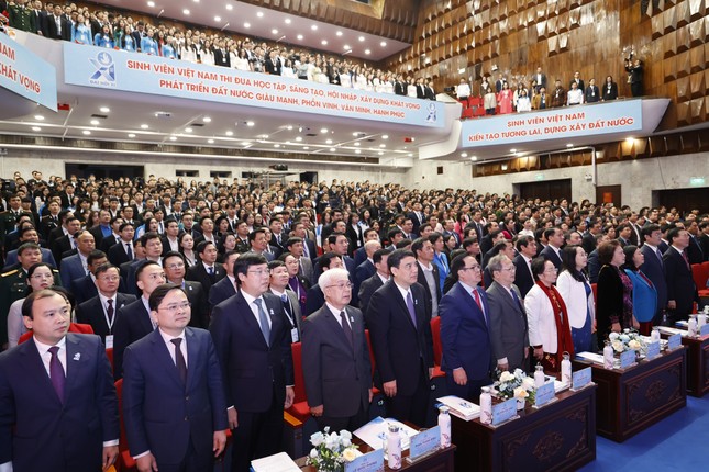Toàn cảnh phiên trọng thể Đại hội toàn quốc Hội Sinh viên Việt Nam ảnh 6
