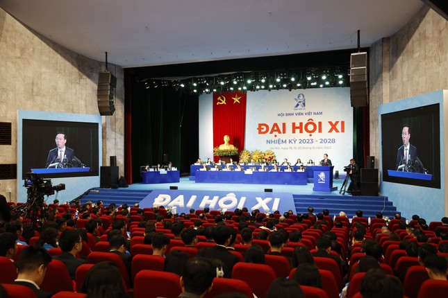 Toàn cảnh phiên trọng thể Đại hội toàn quốc Hội Sinh viên Việt Nam ảnh 7
