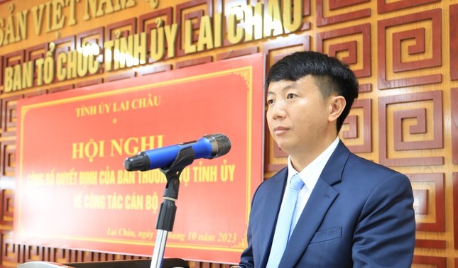 Công bố quyết định của Ban Thường vụ Tỉnh ủy Lai Châu về công tác cán bộ ảnh 3