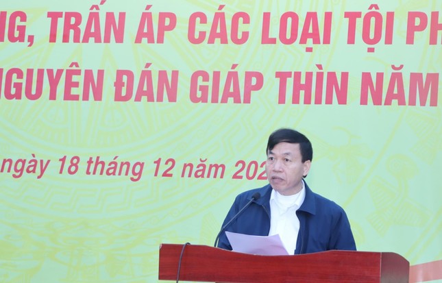 Công an Lai Châu ra quân đợt cao điểm tấn công trấn áp tội phạm ảnh 3