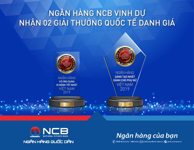 NCB nhận 2 giải thưởng của Global Banking & Finance Review ảnh 1
