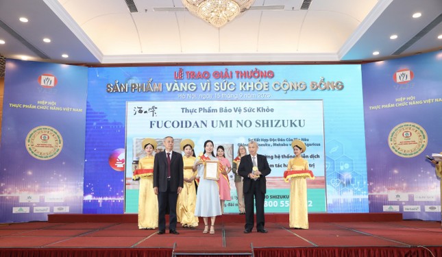Fucoidan Umi No Shizuku nhận 'Huy chương Vàng vì sức khỏe cộng đồng' ảnh 2