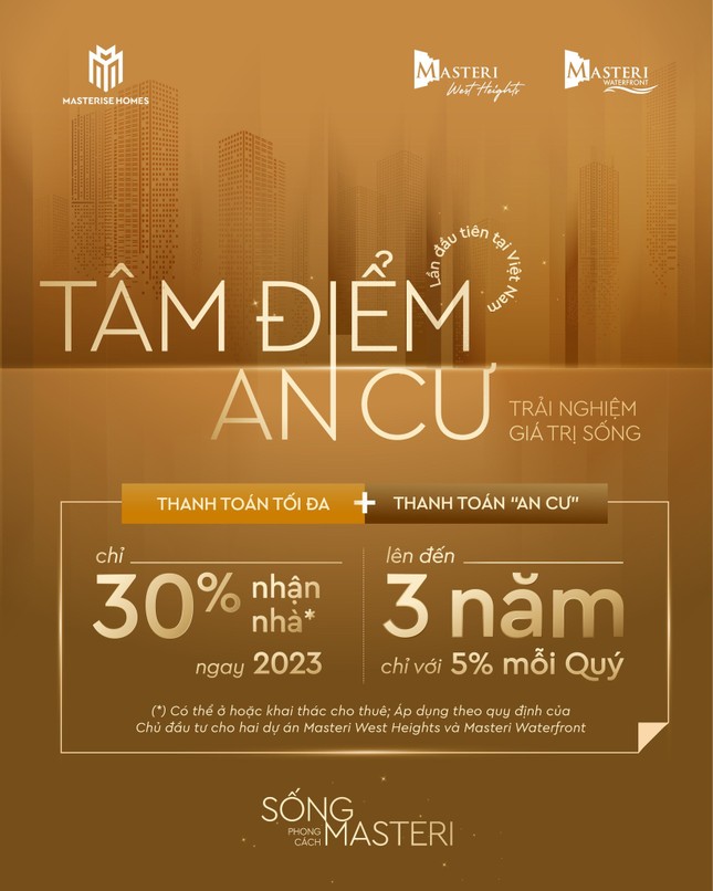 Masterise Homes ra mắt chính sách mới: Thanh toán tối đa 30%, nhận nhà ở ngay ảnh 1