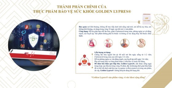 TPBVSK Golden Lypres® sản phẩm vàng, vì sức khỏe cộng đồng ảnh 3