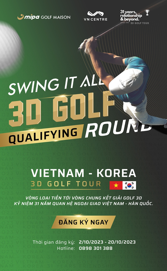 MIPA Golf tổ chức giải golf 3D nhân dịp kỷ niệm 31 năm quan hệ Việt - Hàn ảnh 3