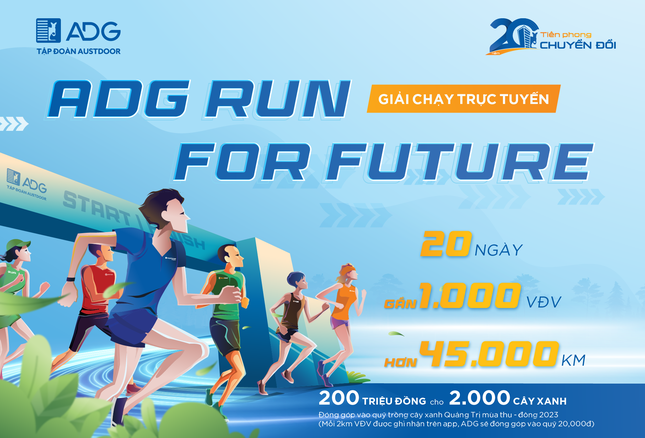 Gần 1000 VĐV chinh phục một vòng trái đất khi tham dự ADG Run For Future ảnh 1