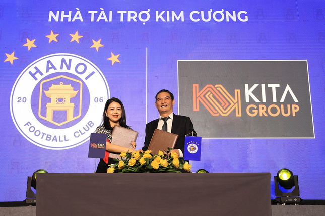 KITA Group là nhà tài trợ kim cương cho Hà Nội FC ảnh 1