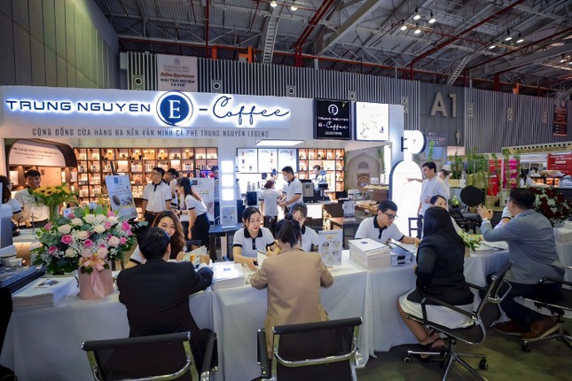 Trung Nguyên E-Coffee – Cộng đồng cửa hàng 3 nền văn minh cà phê Trung Nguyên Legend bùng nổ tại Coffee Expo 2023 ảnh 1