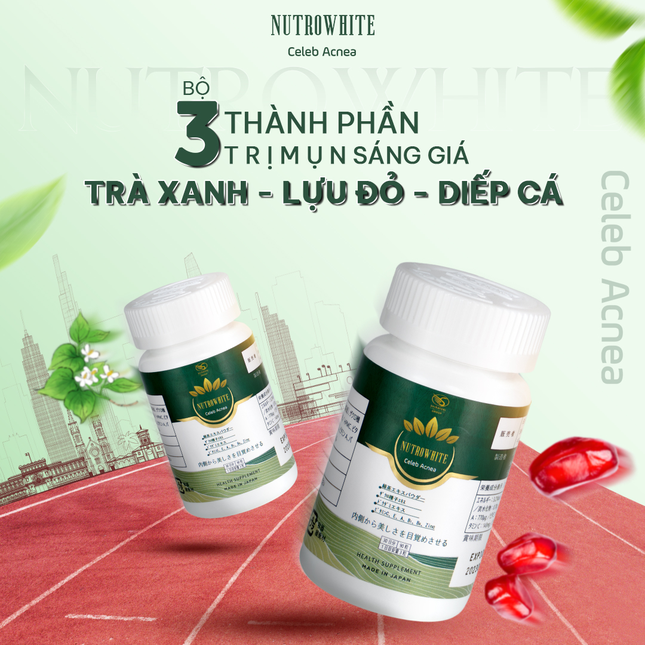 TPBVSK Nutrowhite Celeb Acnea: Bí quyết sở hữu làn da sáng mịn tinh khiết như phụ nữ Nhật ảnh 2