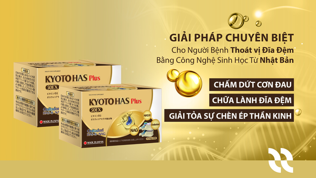 TPBVSK Kyoto Has 50EX Plus - Giải pháp chuyên biệt từ Nhật Bản cho người bị thoát vị đĩa đệm ảnh 1
