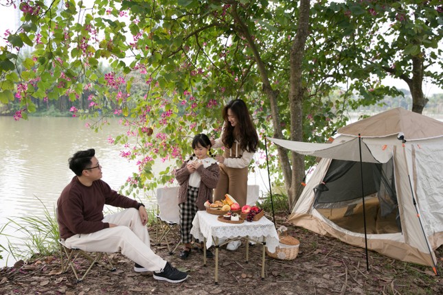 Giáng sinh rực rỡ sắc màu tại “khu rừng pha lê” tuyết trắng Ecopark ảnh 7