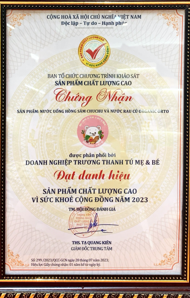 Hồng sâm Chuchu - 'Hành trang' để con nhỏ phát triển toàn diện hiệu quả ảnh 3