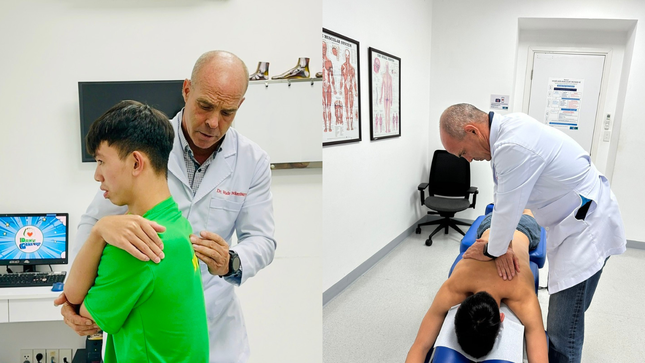 Kình ngư Nguyễn Huy Hoàng hồi phục chấn thương vai ngoạn mục nhờ phương pháp chiropractic ảnh 1