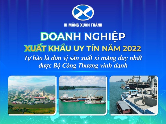 Xi Măng Xuân Thành được vinh danh doanh nghiệp xuất khẩu uy tín ảnh 1