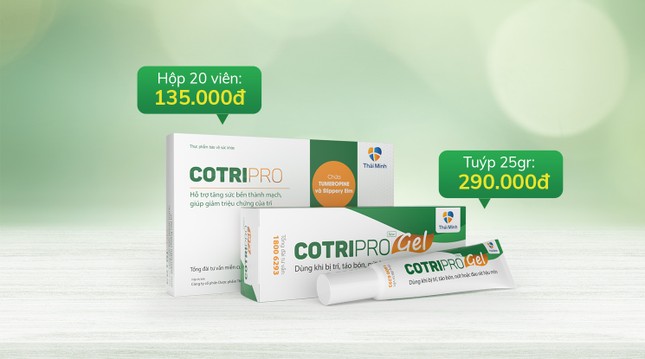 TPBVSK CotriPro – 'Cứu tinh' cho người bệnh trĩ ảnh 3