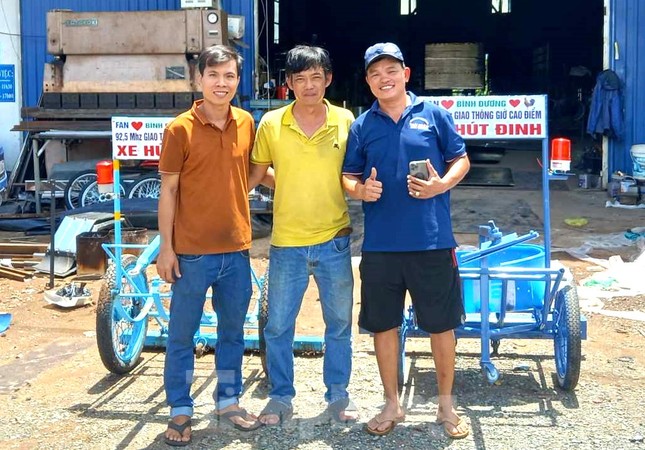 Hut kim loai la tren duong o Binh Duong moi ngay duoc hon 60kg