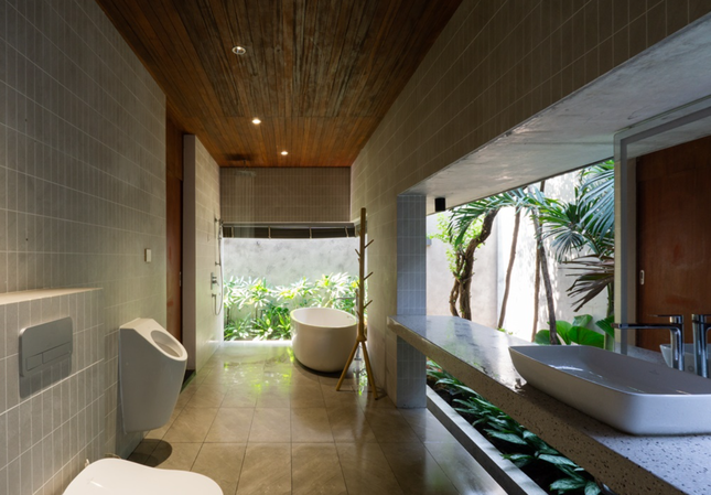 Phong cách nhiệt đới Á Đông kết hợp kiến trúc hiện đại trong căn biệt thự ven sông ảnh 11
