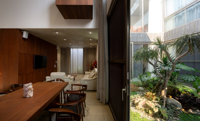 Phong cách nhiệt đới Á Đông kết hợp kiến trúc hiện đại trong căn biệt thự ven sông ảnh 4