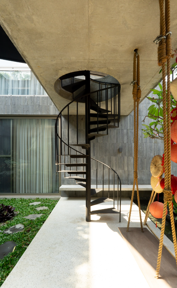 Phong cách nhiệt đới Á Đông kết hợp kiến trúc hiện đại trong căn biệt thự ven sông ảnh 16