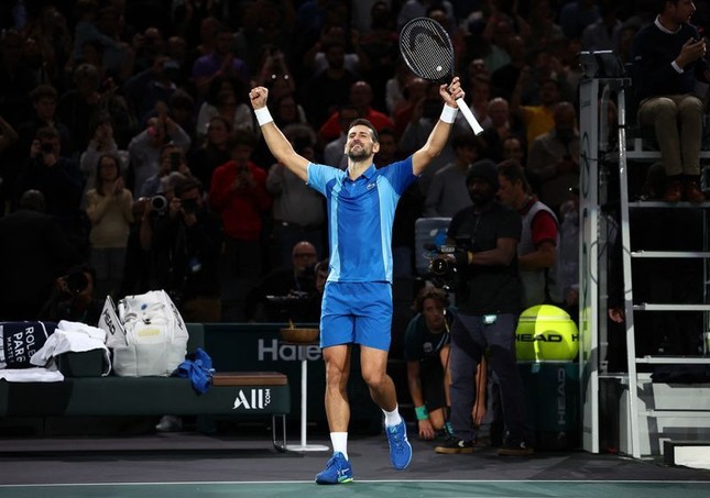 Vô địch Paris Masters, Novak Djokovic có danh hiệu Masters 1000 thứ 40 trong sự nghiệp ảnh 1