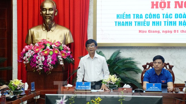 Trung ương Đoàn kiểm tra công tác Đoàn và phong trào thanh thiếu nhi tại Hậu Giang ảnh 3